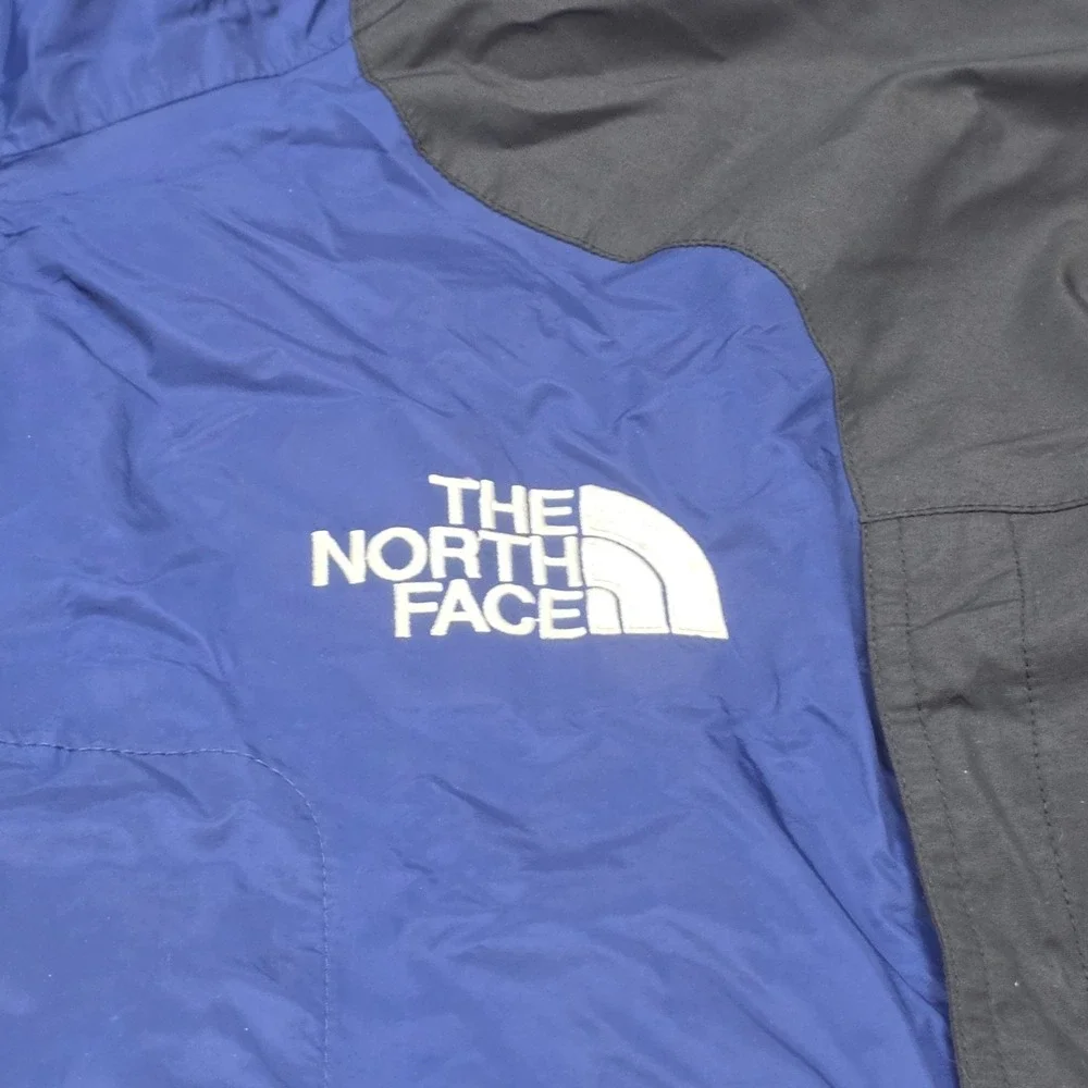 The North Face Gore-Tex Hooded Jacket Men's XXL Blue Black Waterproof Shell